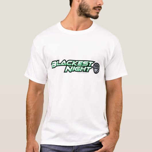 T-shirt Logo de nuit le plus noir 2 (Devant)
