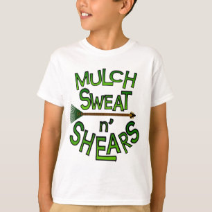 T-shirt Logo de paillis de chemise d'enfants