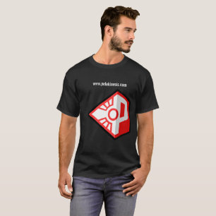 T-shirt Logo de Pelekinesis, environ à mi-chemin vers le