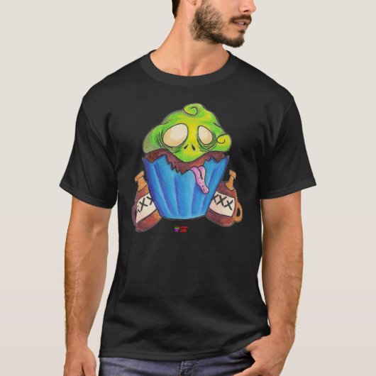 T-shirt Logo de petits gâteaux de zombi (Devant)