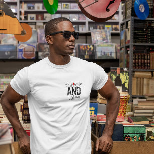T-shirt Logo de poche Travels and Tales Hommes Chemise