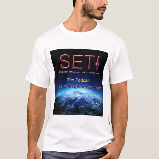 T-shirt LOGO DE PODcast SETI (Devant)