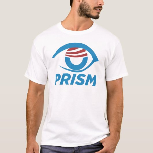 T-shirt Logo de prisme d'Obama (Devant)
