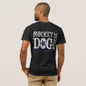 T-shirt Logo de RDR (pourpre/blanc vintages) (Dos entier)