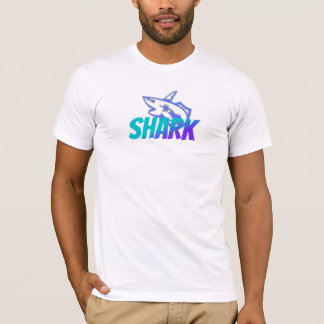T-shirt Logo de requin à dégradé féroce | Vibrations océan