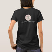 T-shirt Logo de script blanc Maquillage Staff (Dos)