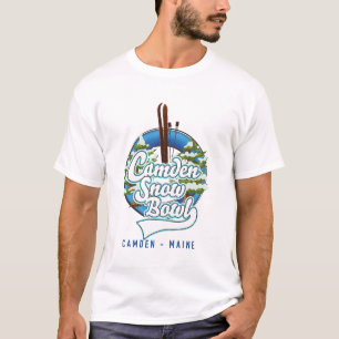 T-shirt Logo de ski Camden Snow Bowl.