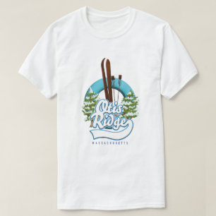 T-shirt Logo de ski Otis Ridge Massachusetts