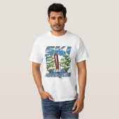T-shirt Logo de ski pour voyage d'aventure (Devant entier)