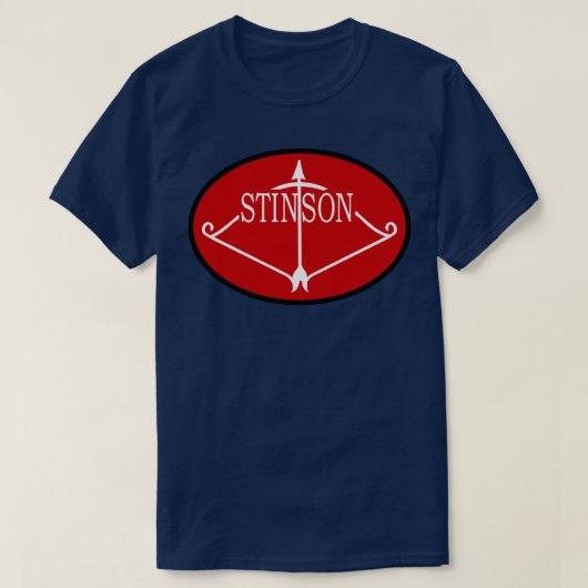 T-shirt Logo de Stinson Aircraft Company (Design devant)