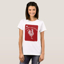 Logo de style coq chaud et souillé Slogan