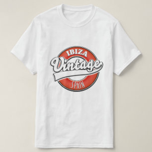 T-shirt Logo de style vintage d'Ibiza Espagne