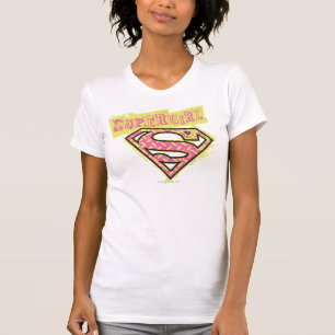 T-shirt Logo de Supergirl Grunge