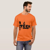 T-SHIRT LOGO DE SYRINGE DE MICROSCOPE DE TECHNOLOGIE MED (Devant entier)
