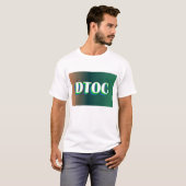 T-shirt Logo de technologie DTOC Bold - Moderne Dégradé (Devant entier)