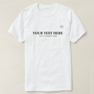 T-shirt Logo de texte personnalisé Slogan