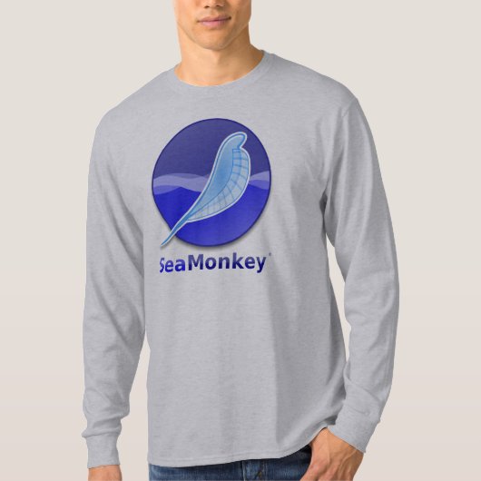 T-shirt Logo de texte SeaMonkey (Devant)