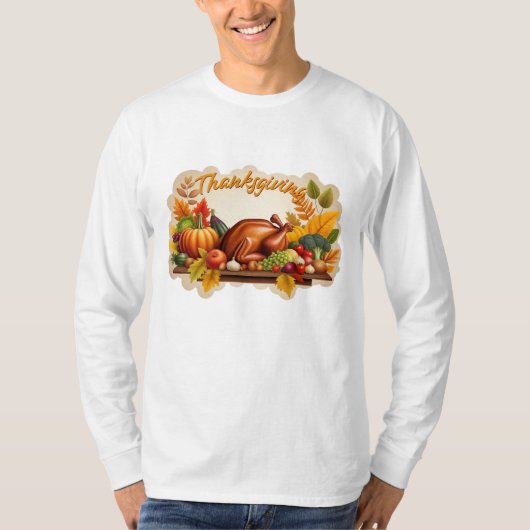 T-shirt Logo de Thanksgiving (Devant)