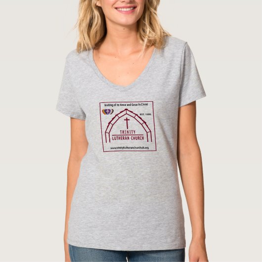 T-shirt Logo de trinité avec RIC sur le dos (Devant)