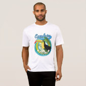 T-shirt Logo de voyage Explore Aruba (Devant entier)