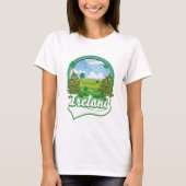 T-shirt logo de voyage Irlande (Devant)