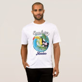 T-shirt Logo de voyage Oaxaca Mexique (Devant entier)