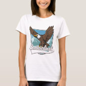 T-shirt Logo de voyage Suisse (Devant)