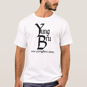 T-shirt Logo de Yung Bru avec le site Web
