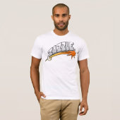 T-shirt Logo de Zazzle (style de bande dessinée) (Devant entier)