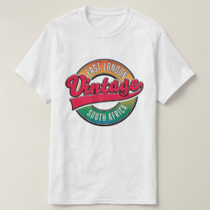 T-shirt logo d'East London Afrique du Sud