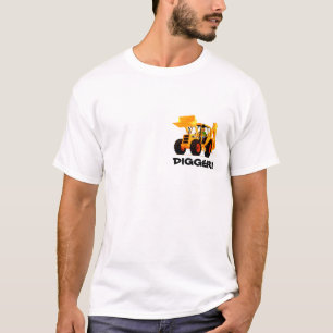T-shirt Logo défonceur jaune nommé fait sur commande de