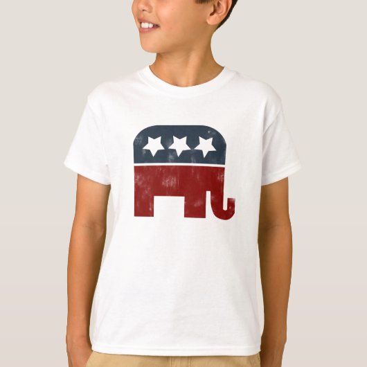 T-shirt Logo d'éléphant GOP (Devant)