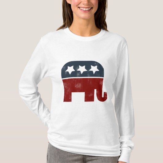 T-shirt Logo d'éléphant GOP (Devant)