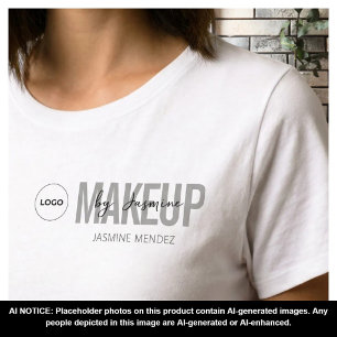 T-shirt Logo d'employé du personnel de l'artiste en maquil