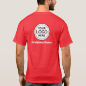 T-shirt Logo d'entreprise (Dos)