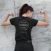 T-shirt Logo d'entreprise Employé de marque Back