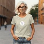 T-shirt Logo d'entreprise | Employé Entreprise Marquée<br><div class="desc">Un design d'entreprise élégant et minimal avec un logo et des détails d'entreprise. Idéal pour tous types d'occasions d'affaires ! Faites de cet article votre propre en ajoutant votre texte. Pour accéder aux outils de montage avancés, allez à "Personnaliser ce modèle" et cliquez sur "Détails", faites défiler et appuyez sur...</div>