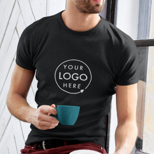 T-shirt Logo d'entreprise   Employé Entreprise Noir