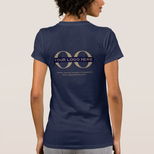 T-shirt Logo d'entreprise marque (Dos)
