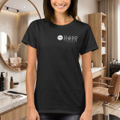 T-shirt Logo d'entreprise Nom de l'employé Coiffeur cheveu