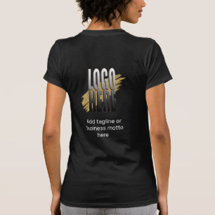 T-shirt Logo d'entreprise personnalisé avec employé de tex