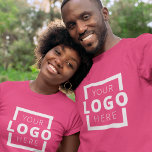 T-shirt Logo d'entreprise personnalisé Uniforme employé<br><div class="desc">Faites la promotion de votre entreprise sur votre t-shirt, où que vous alliez. Créez votre propre t-shirt personnalisé avec le logo de votre entreprise. L'impression peut être placée sur l'avant, la zone de poche et l'arrière. Porter des t-shirts promotionnels avec votre logo d'entreprise lors de salons professionnels et d'autres événements...</div>