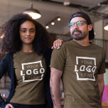 T-shirt Logo d'entreprise personnalisé Uniforme employé<br><div class="desc">Faites la promotion de votre entreprise sur votre t-shirt, où que vous alliez. Créez votre propre t-shirt personnalisé avec le logo de votre entreprise. L'impression peut être placée sur l'avant, la zone de poche et l'arrière. Porter des t-shirts promotionnels avec votre logo d'entreprise lors de salons professionnels et d'autres événements...</div>