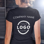 T-shirt Logo d'entreprise personnalisé Uniforme employé<br><div class="desc">Faites la promotion de votre entreprise sur votre t-shirt, où que vous alliez. Créez votre propre t-shirt personnalisé avec le logo de votre entreprise. L'impression peut être placée sur l'avant, la zone de poche et l'arrière. Porter des t-shirts promotionnels avec votre logo d'entreprise lors de salons professionnels et d'autres événements...</div>