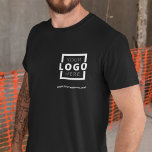 T-shirt Logo d'entreprise personnalisé Uniforme employé<br><div class="desc">Faites la promotion de votre entreprise sur votre t-shirt, où que vous alliez. Créez votre propre t-shirt personnalisé avec le logo de votre entreprise. L'impression peut être placée sur l'avant, la zone de poche et l'arrière. Porter des t-shirts promotionnels avec votre logo d'entreprise lors de salons professionnels et d'autres événements...</div>