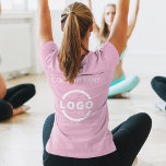 T-shirt Logo d'entreprise personnalisé Uniforme employé<br><div class="desc">Faites la promotion de votre entreprise sur votre t-shirt, où que vous alliez. Créez votre propre t-shirt personnalisé avec le logo de votre entreprise. L'impression peut être placée sur l'avant, la zone de poche et l'arrière. Porter des t-shirts promotionnels avec votre logo d'entreprise lors de salons professionnels et d'autres événements...</div>