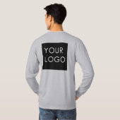 T-shirt Logo d'entreprise professionnelle moderne (Dos entier)