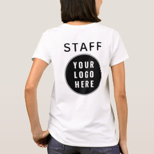 T-shirt Logo d'entreprise simple pour staff d'événement d'