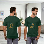 T-shirt Logo d'entreprise verte<br><div class="desc">Un t-shirt vert. Personnalisez et ajoutez le logo de votre entreprise,  à la fois sur l'avant et sur l'arrière.</div>