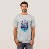 T-shirt Logo d'éponge à maille vive - Conception d'un auto (Devant entier)